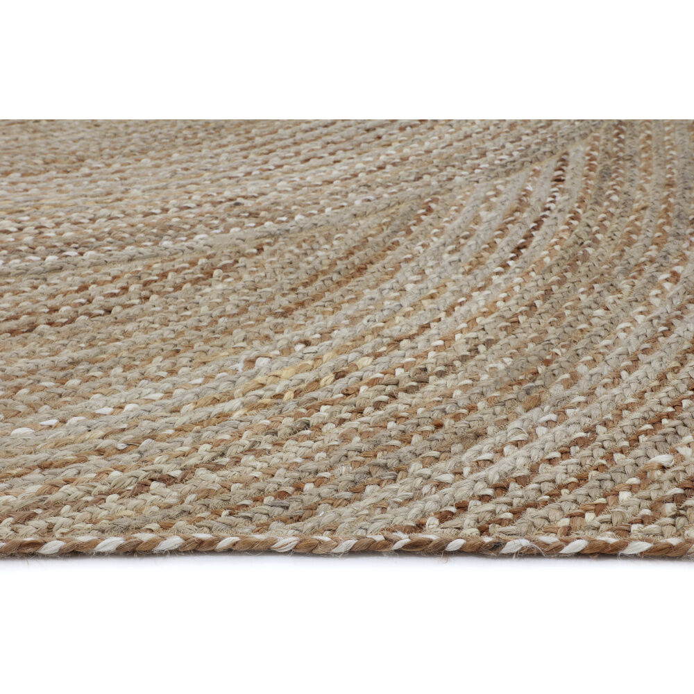 Prescott 168 X 120 inch Warm Natural Indoor Hand-Braided Rug, Hand-Braided